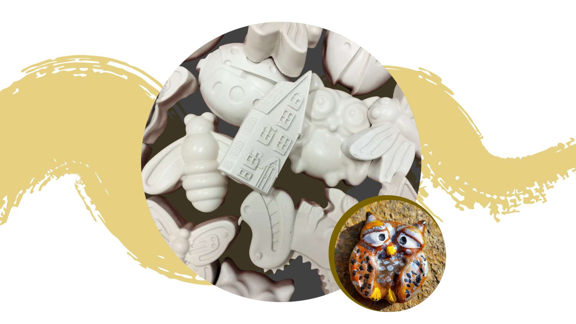 Sádrové odlitky pro děti a rodiče