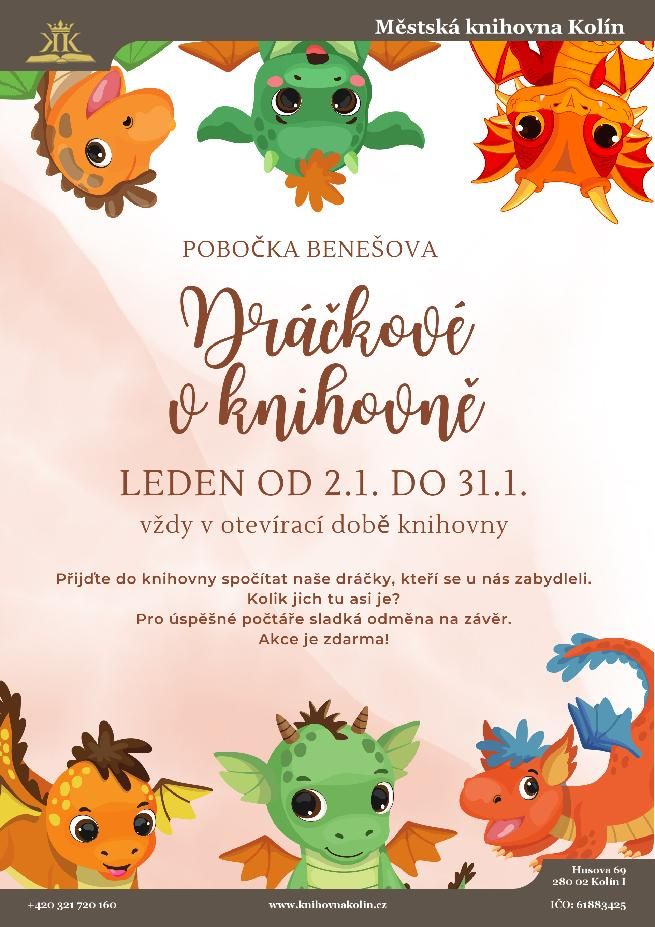 Leden 2023 / Dráčkové v knihovně