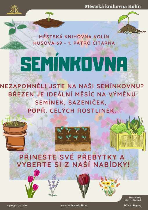 Semínkovna Městské knihovny Kolín